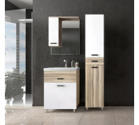 Мебель для ванной Style Line Ориноко 60 с бельевой корзиной, белая, ориноко
