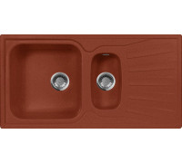 Мойка кухонная AquaGranitEx M-09к красный марс