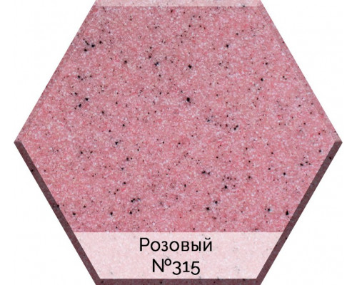 Мойка кухонная AquaGranitEx M-18 розовая