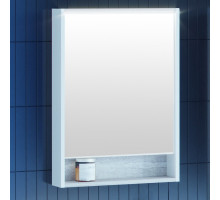 Зеркало-шкаф AQUATON Капри 60 R, с подсветкой, бетон пайн