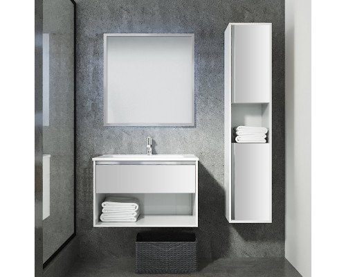 Мебель для ванной Sanvit Контур 75 белая глянцевая