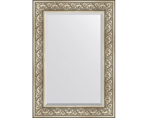 Зеркало Evoform Exclusive BY 3450 70x100 см барокко серебро
