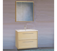 Мебель для ванной Raval Frame 75 дуб сонома, подвесная