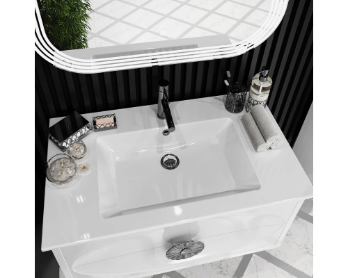 Мебель для ванной Opadiris Ибица 90 подвесная, фурнитура хром