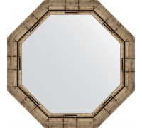 Зеркало Evoform Octagon BY 3668 64х64 см, серебряный бамбук