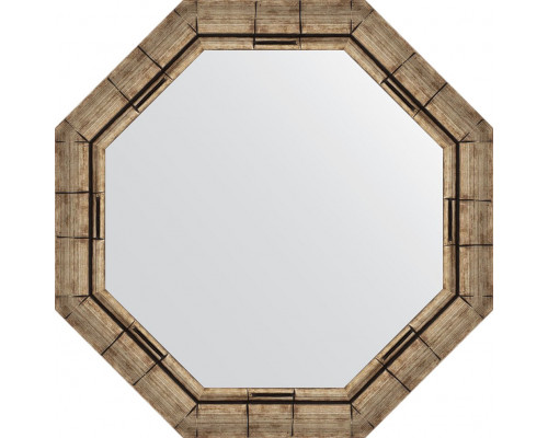 Зеркало Evoform Octagon BY 3668 64х64 см, серебряный бамбук
