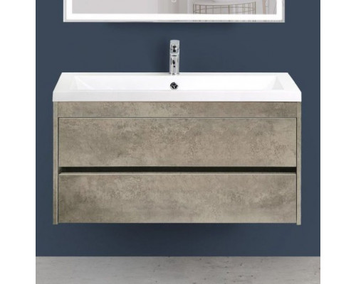 Мебель для ванной Art&Max Family 100, подвесная, Cemento Veneto