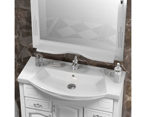 Мебель для ванной Opadiris Риспекто 95 белая матовая