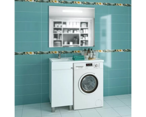 Мебель для ванной СанТа Марс 38 напольная, для стиральной машины