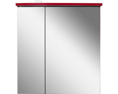 Зеркало-шкаф AM.PM Spirit V2.0 60 R с LED-подсветкой, красный глянец