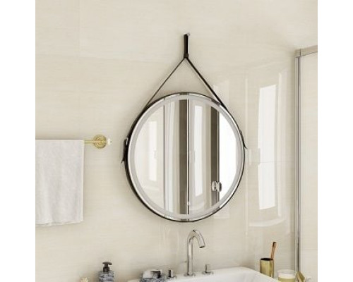 Зеркало Art&Max Milan 100, черный ремень