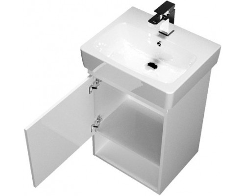 Мебель для ванной 1MarKa Tera 55Н напольная, белый глянец