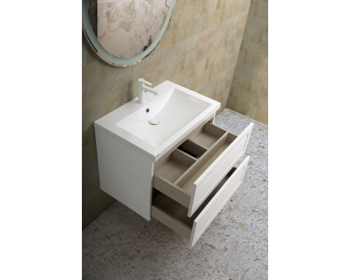Мебель для ванной Art&Max Platino 75, подвесная, белый матовый