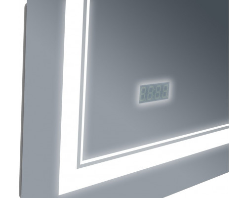 Зеркало Бриклаер Эстель-2 60 с подсветкой, с часами