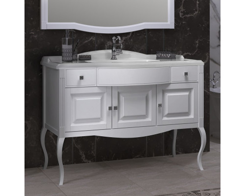 Мебель для ванной Opadiris Лаура 120 белая матовая