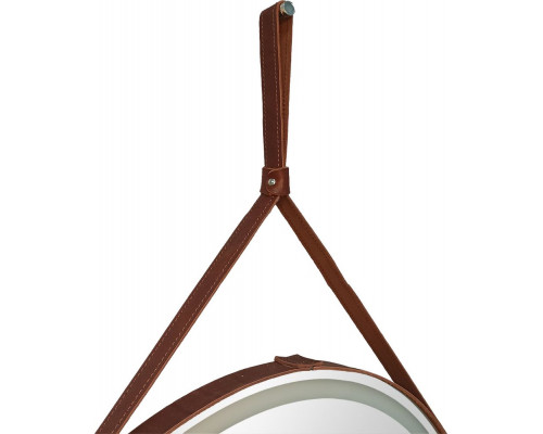 Зеркало Art&Max Milan 80 коричневый ремень