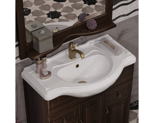 Мебель для ванной Opadiris Тибет 85 с декоративной решеткой, нагал